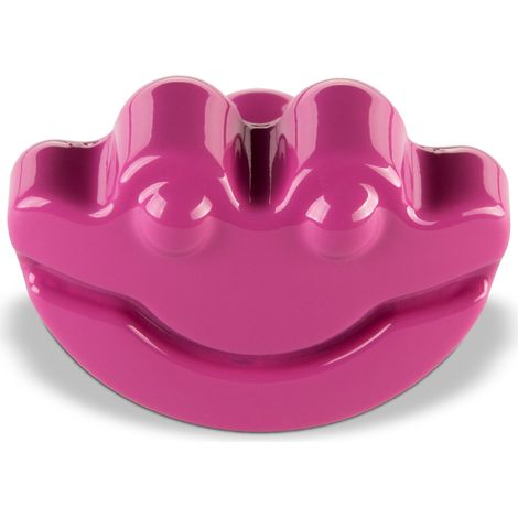 SO-TECH - Patère murale FROG - L28×P42 mm - Porte-manteau pour enfants avec bouton de meuble en rose - Pour vestiaire, entrée, chambre (1/3)