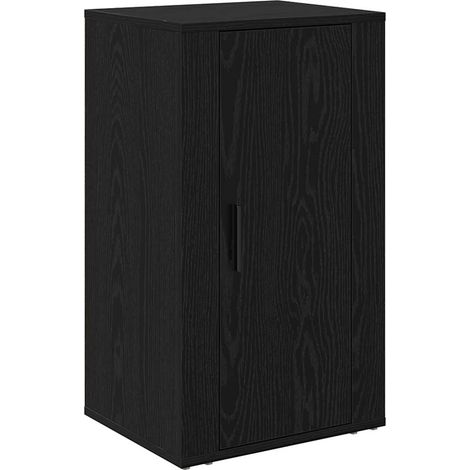 Buffet,Bahut,Meuble de Rangement Chêne noir 40 x 33 x 70 cm Bois d'ingénierie CFW10410 (1/5)