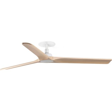 HEYWOOD RECESSED LED L Ventilateur blanc/pino (1/2)