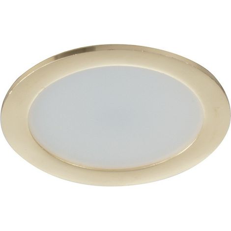 FARETTO INCASSO COLORE ORO LUCIDO A LED 5W LUCE BIANCA NATURALE 4000K FUSION FAN (1/3)