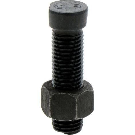Bullone conico per aratro con dado M16x2, lunghezza 65 mm, classe 12.9 per l'aratro 1665S.KV