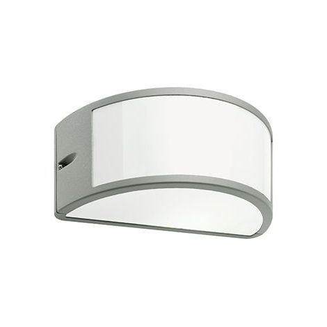 Applique E27 linea umbe aperta alluminio (1/3)