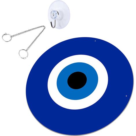Pendentif Oeil Maléfique - Décoration Murale Porte Fenêtre - Acrylique 20 x 20 cm - Lot de 1 (1/5)