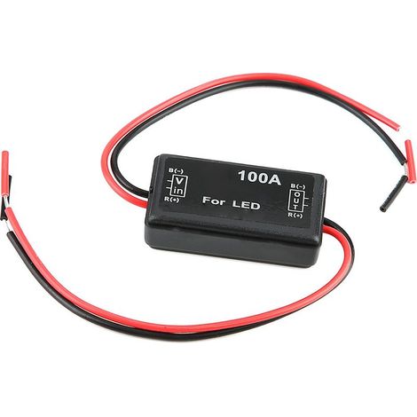 Module de commande feu stop arrière stroboscopique à LED pour auto et moto (1/4)