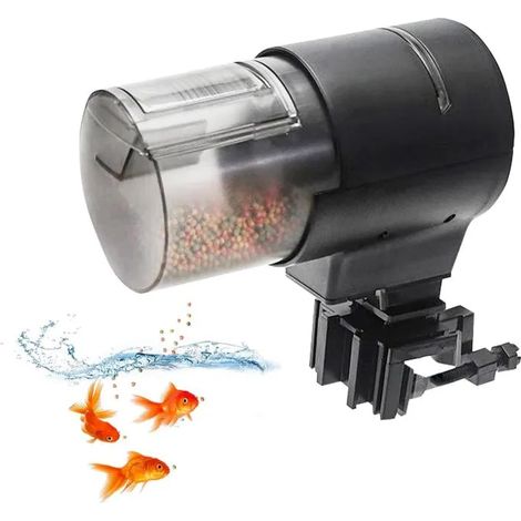 Mangeoire Automatique Pour Poissons - Distributeur De Nourriture Intelligent Pour Aquarium, Électrique, Automatique, 3 Intervalles (1/5)