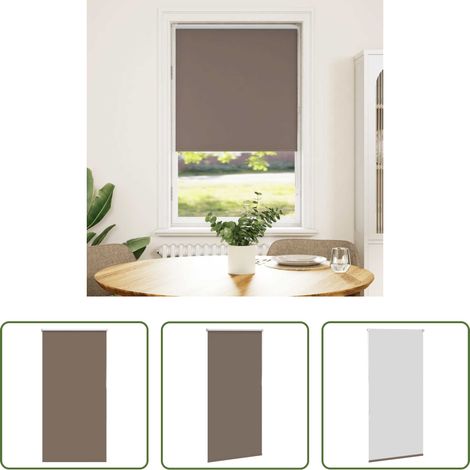 Sichtschutz -  Verdunkelungsrollo Kaffeebraun 70x175cm Stoffbreite 65,7 cm (1/5)