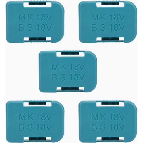 Lot De 5 Supports De Batterie Pour Batterie Makita 18 V, Également Pour Support De Batterie Bosch 18 V
