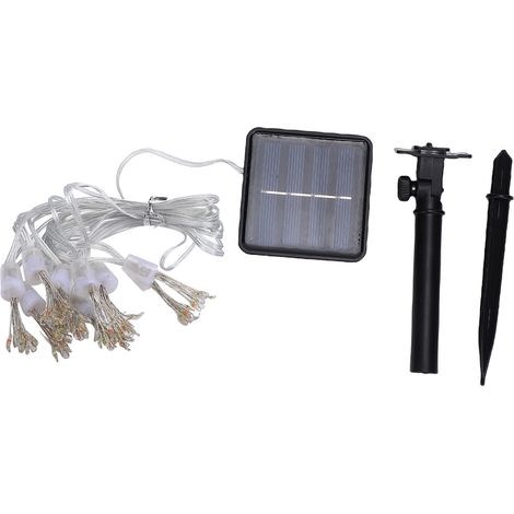 Guirlande Solaire LED 3m 100 Lumières Cuivre Multicolore 8 Modes Déco Intérieur Extérieur Jardin Fête (1/5)