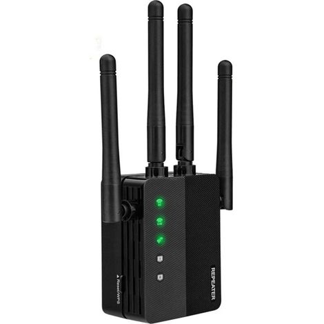 Ripetitore Wi-Fi dual-band da 1200 Mbps, amplificatore di segnale wireless, punto di accesso ad alta potenza a 2,4 GHz e 5,8 GHz.