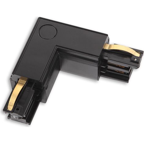 Connettore a L sinistro 3F nero Maxlight MHT1-L/L-BK (1/2)