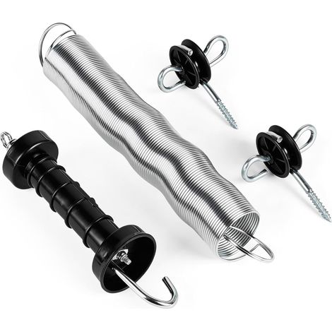 Poignées de Portail de Clôture Électrique Kit, Comprend 2 Isolateur de Clôture Électrique (1/5)