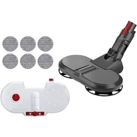 Balai-serpillère électrique avec réservoir d'eau pour aspirateurs Dyson V7, V8, V10 et V11, avec 6 lingettes de nettoyage. (1/5)