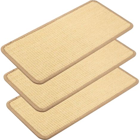 3 Pcs Tapis Griffoir pour Chat Canapé, 50 x 25 cm Griffoir Mural Chats, Tapis Griffoir Chat Protection Canapé, Tapis à gratter en sisal pour Chats protège Vos Meubles, Murs des Rayures (1/5)