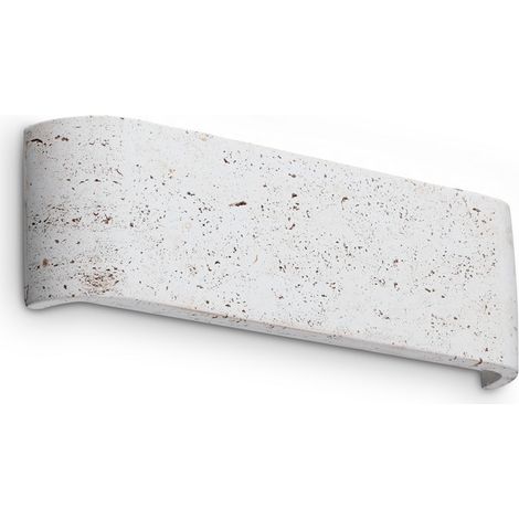 Ideal Lux DELTA Applique murale 30 cm, éclairage haut et bas, finition ciment, 1 LED 1100 lm 3000 K (1/2)