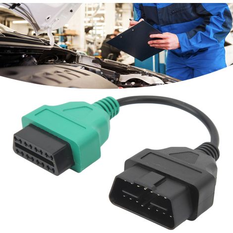 Grüner Diagnoseanschluss für Netzteil-Testadapterkabel (1/5)