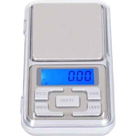 Balance électronique de poche 500g/0,01g avec écran LCD rétroéclairé, instrument de mesure précis pour bijoux et cuisine, mini balance numérique portable. (1/5)