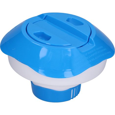 Distributeur de pastilles de chlore flottant télescopique 8 pouces, doseur pour piscine, accessoire de traitement d'eau, kit d'entretien (1/5)