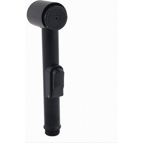 Spruzzatore Doccetta Per Bidet Wc Pulizia Doccia Vasca Da Bagno 18 Cm Nero 87547 (1/2)