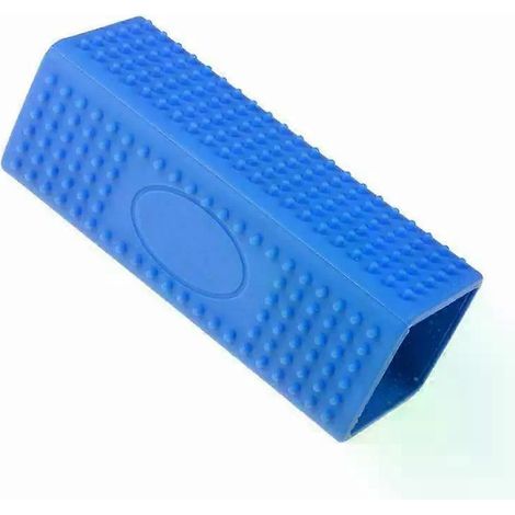Brosse en silicone pour l'épilation des poils d'animaux - Outil de toilettage pour chats et chiens - Brosse de nettoyage - Peigne cubique - Coupe et massage des poils - Accessoires pour animaux (1/5)