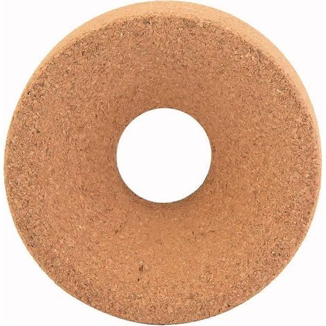 Anneau porte-tube en liège synthétique pour flacons à fond rond (80 mm)