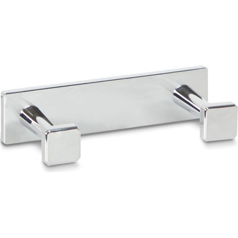 BELTRAN 957 HOTEL Percha Doble Cromo Remate Cuadrado - ref: 064-957