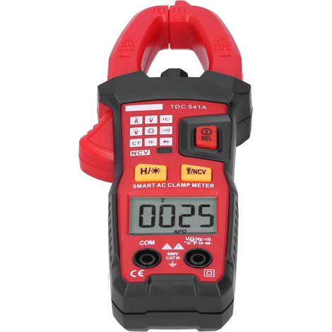 TDC541A Digitales Zangenmessgerät, tragbares Multimeter zur Messung von Wechsel- und Gleichspannung, Wechselstrom und Widerstand (1/5)