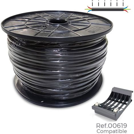 Manguera tubular vv-k06/1kv 5 g 1,50 mm² negra, 100 m. (bobina grande)