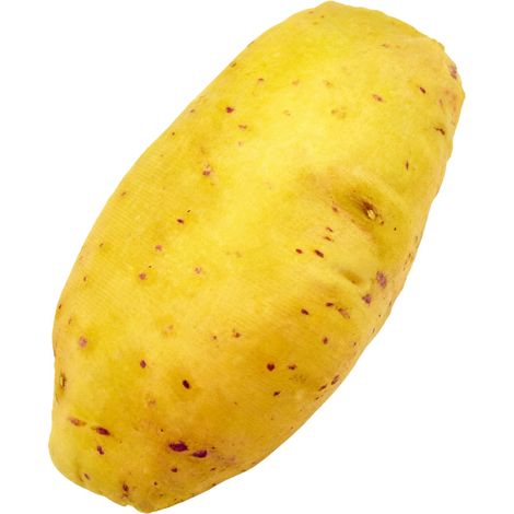 Jouet en peluche pour chien en toile, jouet à mâcher en forme de légume simulé (chien-pomme de terre en toile) (1/5)