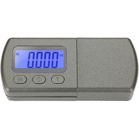 Adaptateur de mini-balance numérique pour platines vinyles avec une précision de stylet de 0,01 g, micro-rainure et pile bleue. (1/5)