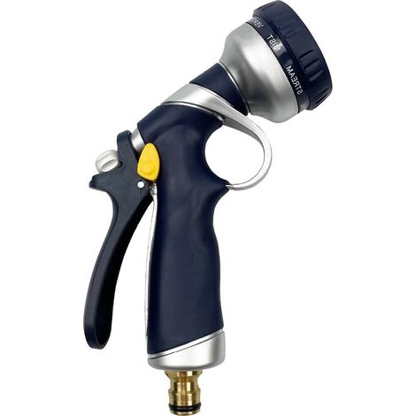 Pistolet arrosage 8 modèles réglables, pistolet pulvérisateur multifonctionnel avec débit d'eau contrôlable, lavage de voiture, nettoyage de cour, arrosage du jardi (1/5)