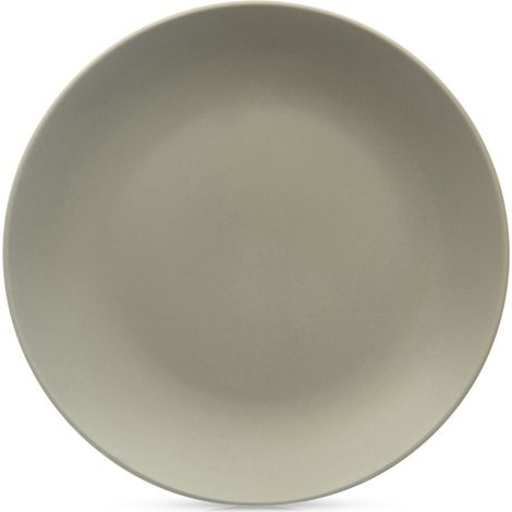 Assiette plate en céramique verte, 27 cm