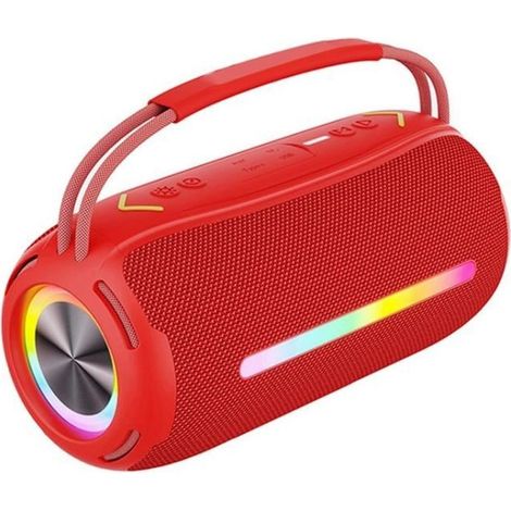 Haut-parleur Bluetooth d\'extérieur X360 20W Enceinte Puissance élevée RGB TWS Stéréo Bluetooth Subwoofer,IPX6 étanche,Radio