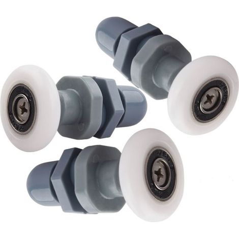 10single Porte de douche coureurs/roues/poulies/guides 23 mm Diamètre (1/5)