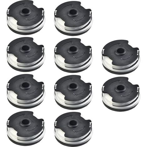 Lot de 10 bobines de fil de rechange pour débroussailleuse pour Parkside PRTA 20-Li A1 B2 C3 IAN 351652 (2 x 4 m) (1/5)