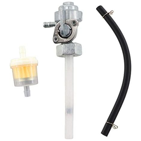 14mm Fuel Tap with Filter Petcock for 50cc 70cc 90cc 110cc 125cc 150cc Chinese Scooter Moped Motorcycle (1/5)