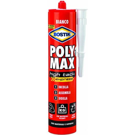 BOSTIK POLYMAX HIGH TACK BIANCO 440 G CARTUC