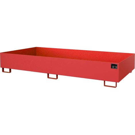 Bauer Regalwanne RW 2700-2, lackiert, Feuerrot