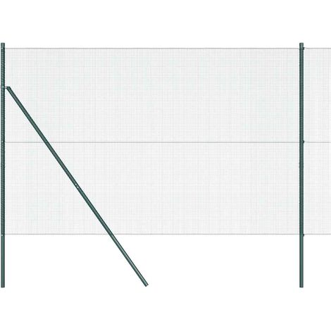 Maison Exclusive - Ground Fix Geschweißter Drahtzaun 25 x 1,6 m (