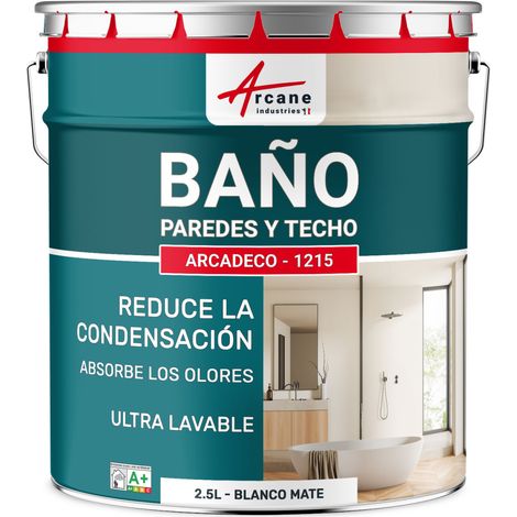 Pintura impermeable baño: para paredes y techos de baño - ARCADECO - 1215 (1/5)