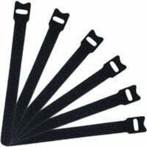 Attache Cable,Sangles Sangles Câble, Réutilisables Serre Cable, Organisateur Rangement Cable, pour Attacher Les Câbles, Gaines, Fils PC, Fils Électriques etc(Noir,50 Pcs) (1/5)