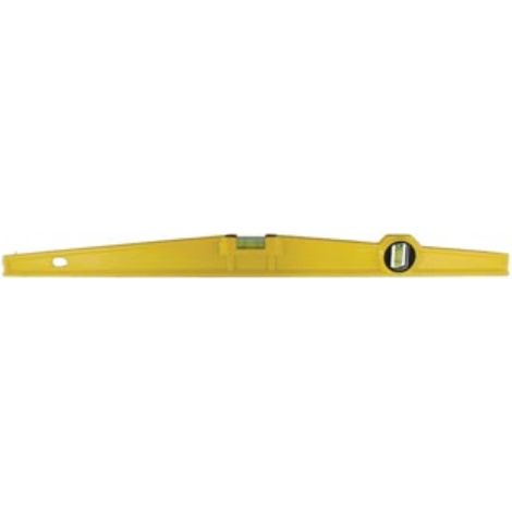 Toolland Handliche Wasserwaage, Genauigkeitslibellen, nicht magnetisch, stabile Wasserwaage mit 2 Libellen, 40 cm