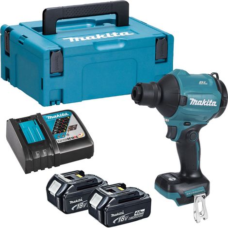 Makita DAS180RMJ 18V Li-ion LXT Brushless Dust Blower - 2 x 4Ah Batts, Charger &amp Makpac 2 Case (1/5)