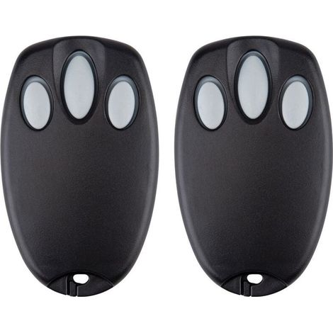 Lot de 2 émetteurs de porte de garage portatifs de remplacement pour Chamberlain Liftmaster Motorlift 94335E 84335E ML700 ML500 ML850 Merlin+ C945 C840 Security+ 433,92 MHz (1/4)