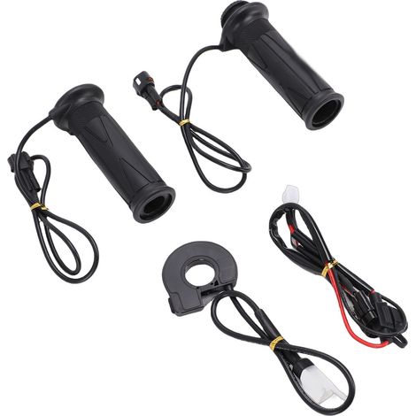 Beheizbare Motorradgriffe, 7/8 Zoll, 5 einstellbare Temperaturstufen, elektrische Lenkerheizung, wasserdicht, rutschfest. (1/4)
