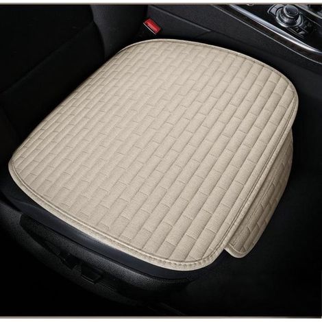 Cuscino per sedile auto per sedili anteriori e posteriori, coprisedile universale, traspirante e antiscivolo, protezioni per sedili auto per auto, SUV e camion, set da tre pezzi in nero e rosso (1/5)