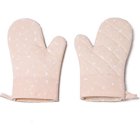 Gants isolants antidérapants pour micro-ondes, anti-brûlures, pour la cuisine et la pâtisserie, épais et résistants aux hautes températures. (1/4)