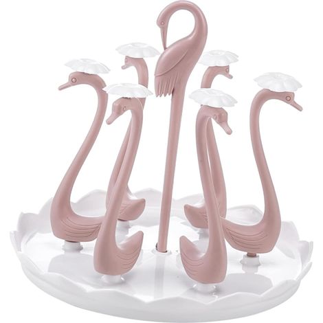 Porte-tasses pivotant en forme de cygne, égouttoir à tasses en forme d'arbre à café, porte-verres pour comptoir de cuisine, porte-verres-AquaForge (1/4)