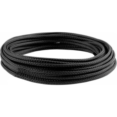 6mm Gaine Câble Tressée Extensible PET Manchon de Câble Fil Rangement Câble PET Cache Câble Souple Électriques Gestion Câble Flexible Protection Tube Tuyau 10 Mètres (1/5)