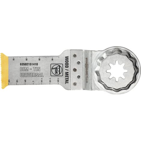 Hoja de sierra bimetálica Fein E-Cut con revestimiento de TiN 50 piezas - 63502151450 (1/2)