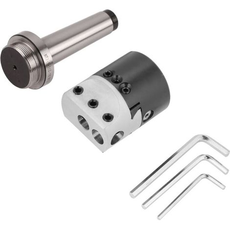 Support de MT3-M12, support de mandrin, accessoire principal confortable pour les faces d'extrémité, trous d'alésage circulaires, étape (1/5)